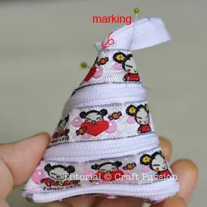 zip itself tetrahedron coin purse