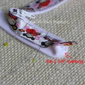 sew zip itself purse