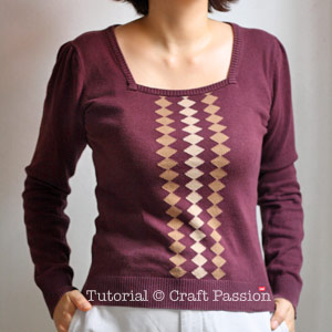 Sew a rompers from this sweater