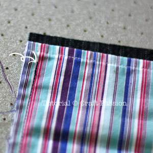 sew cargo pocket out of sleeve cuff