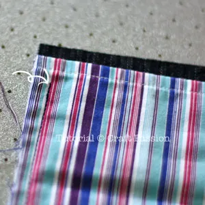 sew cargo pocket out of sleeve cuff