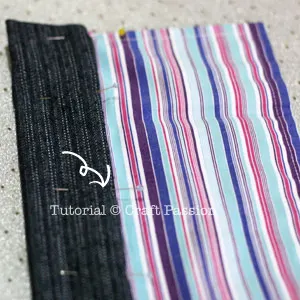 sew cargo pocket band