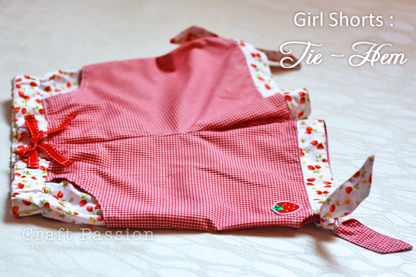 girls shorts pattern