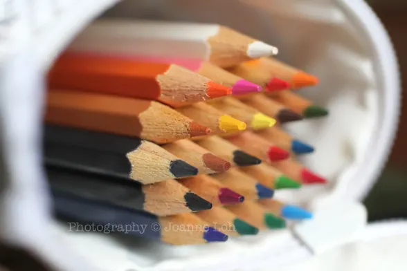 color pencil closed-up Canon EOS 60D