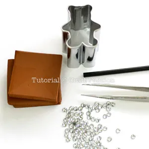 poly clay from cookies cutter
