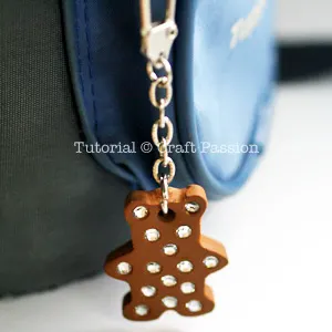 teddy bear keychain