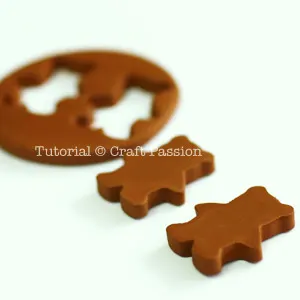 teddy bear shape