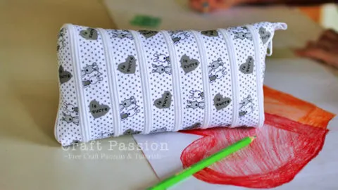 Image for Zip-It-Up Zipper Pencil Pouch