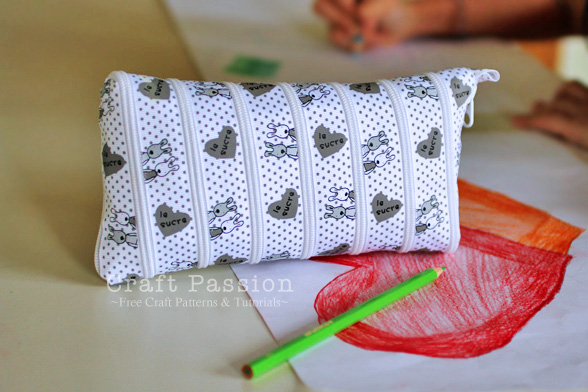 Zip-It-Up Zipper Pencil Pouch