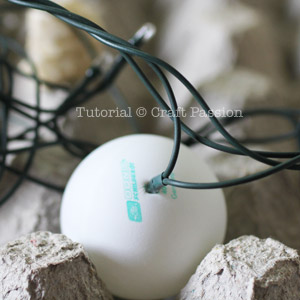 Insert Christmas light