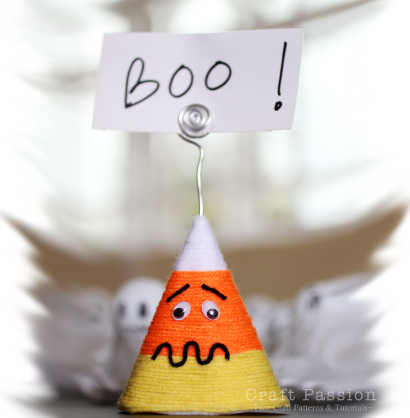 Halloween Candy Corn Memo Holder