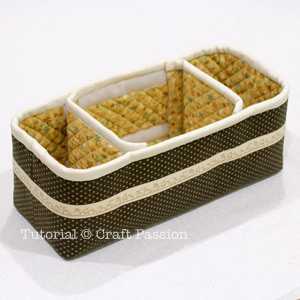 bag insert with divider