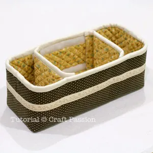 bag insert with divider
