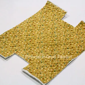 cut into correct shape and size