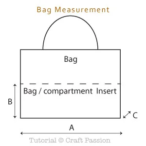 purse organizer insert