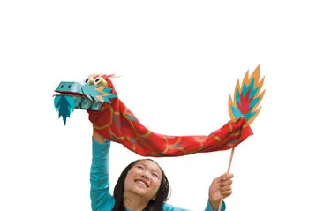how to make chinese dragon puppet