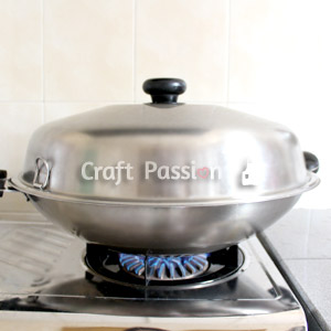 cover lid and steam for 25 -30 minutes