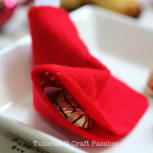 kisses inside valentine fortune cookies