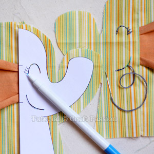 embroidery facial features