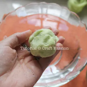 wet felted eggs