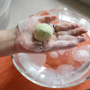 wet felted eggs