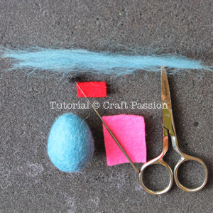 felted birdies supplies