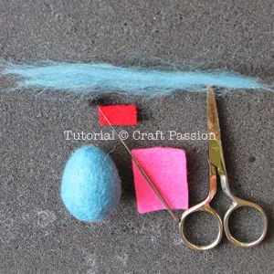 felted birdies supplies