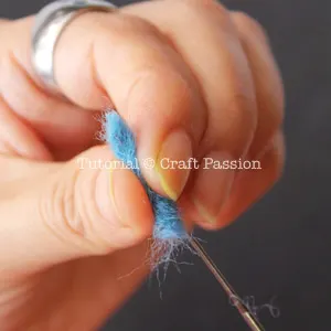needle felted birds