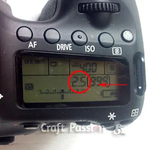 aperture setting