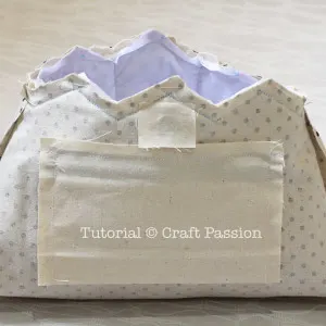 how to sew a bag lining