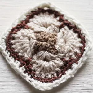 african flower crochet purse