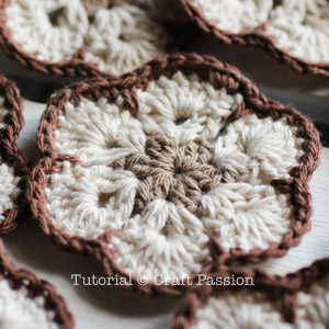 crochet african flower motif