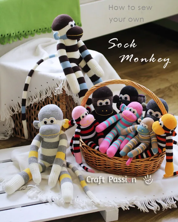 sock monkey sewing pattern