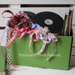 how to store ribbon neatly