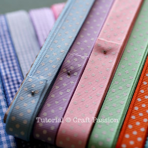 pin ribbons storage organizer