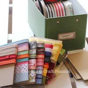 ribbons storage organizer