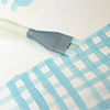decorative gingham paint effect