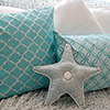 stenciled pillows DIY paint projects