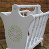 thrift store magazine rack stencil