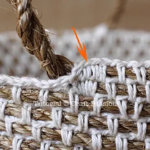 crochet basket