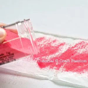 sprinkle embossing powder