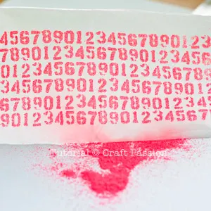 powder adhere to tissue paper