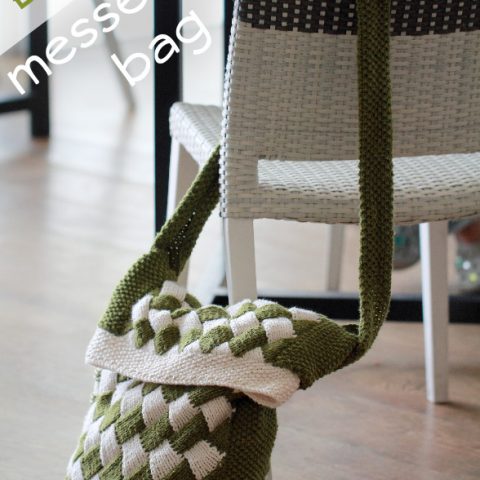 Entrelac Knitting Bag Pattern