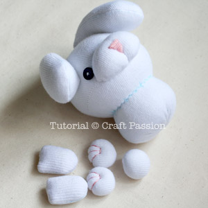 sew bunny body