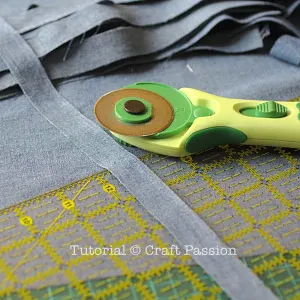 cut denim