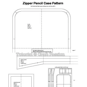 zipper pencil case