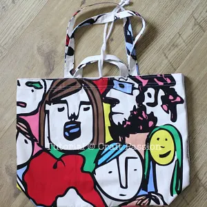 reversible jumbo tote bag