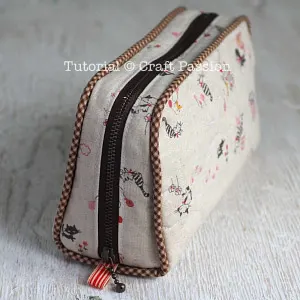 zipper pencil case