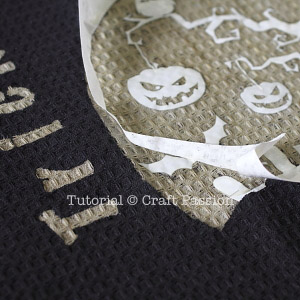 remove freezer paper