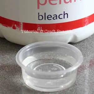 stencil bleach solution